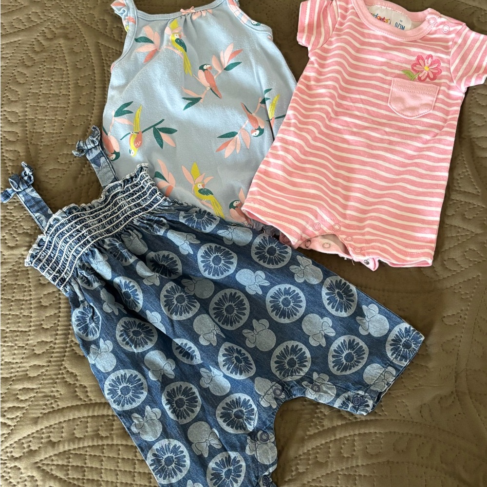 0-3 month Baby Romper Set
